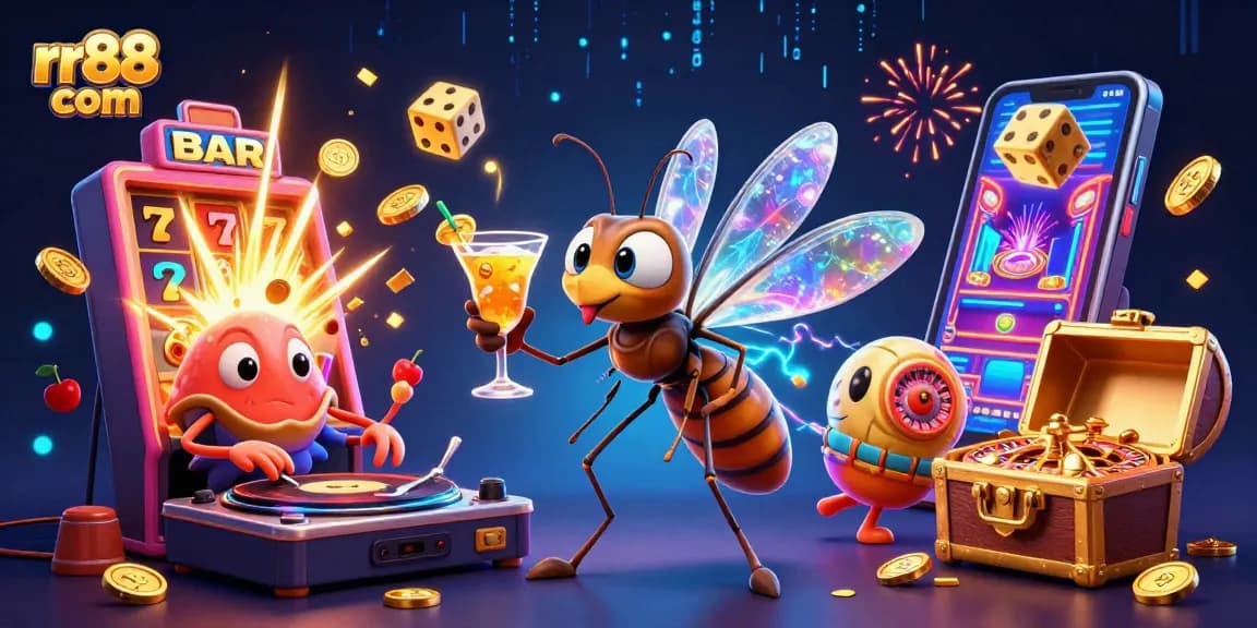 Experience thrilling games at rr88 com with vibrant casino elements and a lively atmosphere.