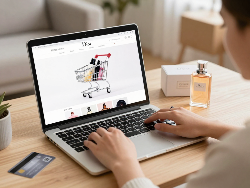 Dior vanilla perfume showcases in a beautiful lifestyle setting, perfect for online shopping enthusiasts looking for best deals on popular fragrances.