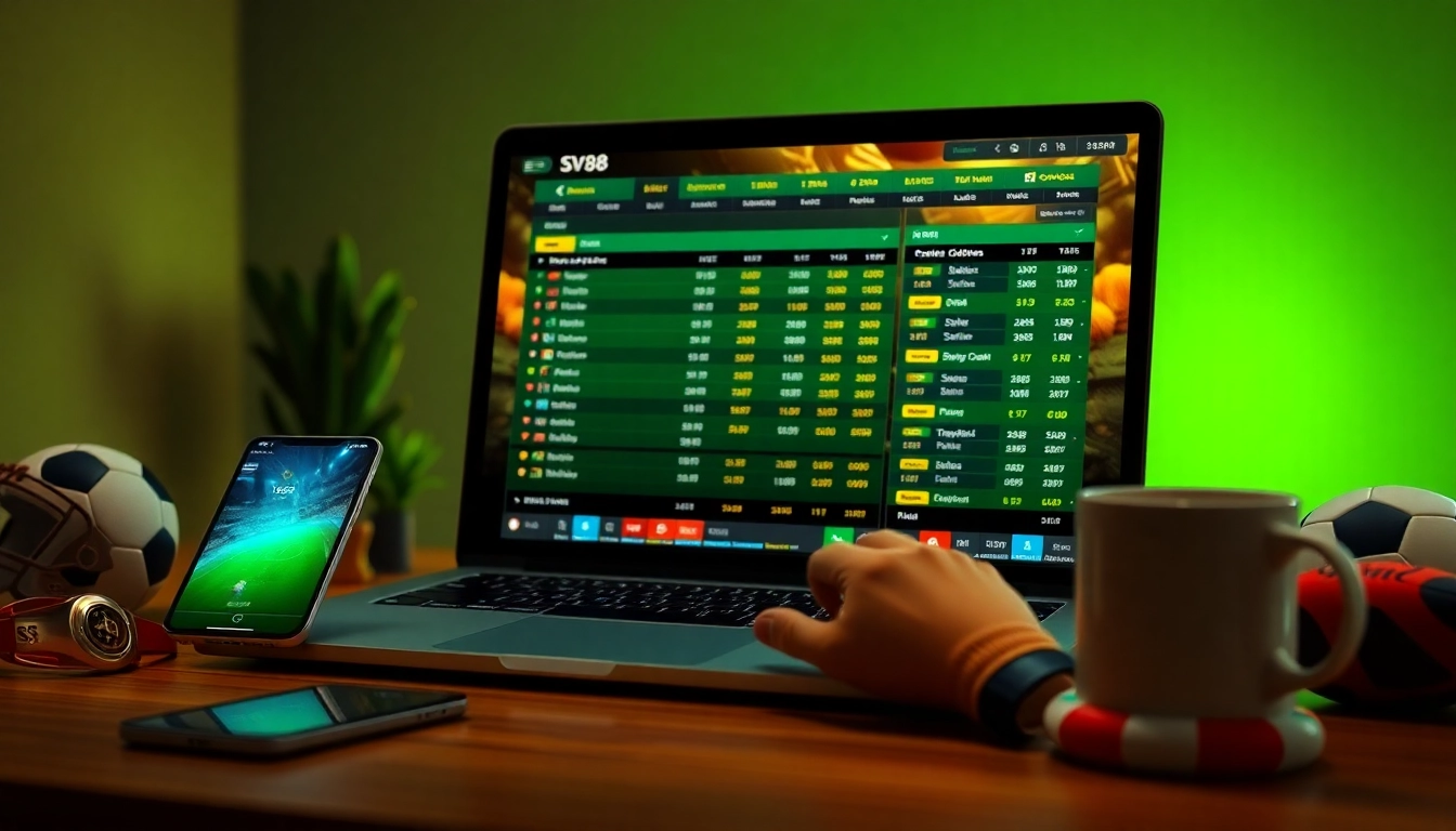 Experience the thrills of Nhà Cái SV88 with engaging sports betting options.