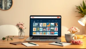 Discover the ease of buying postage stamps online from a vibrant interface with diverse designs.
