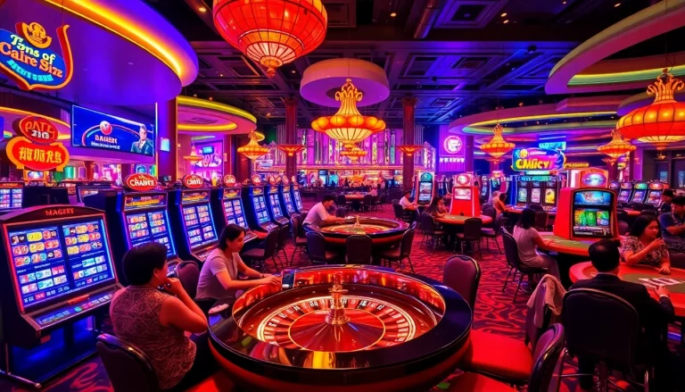 Exciting gambling experience at KJC AC 3 with casino games, slot machines, and poker.
