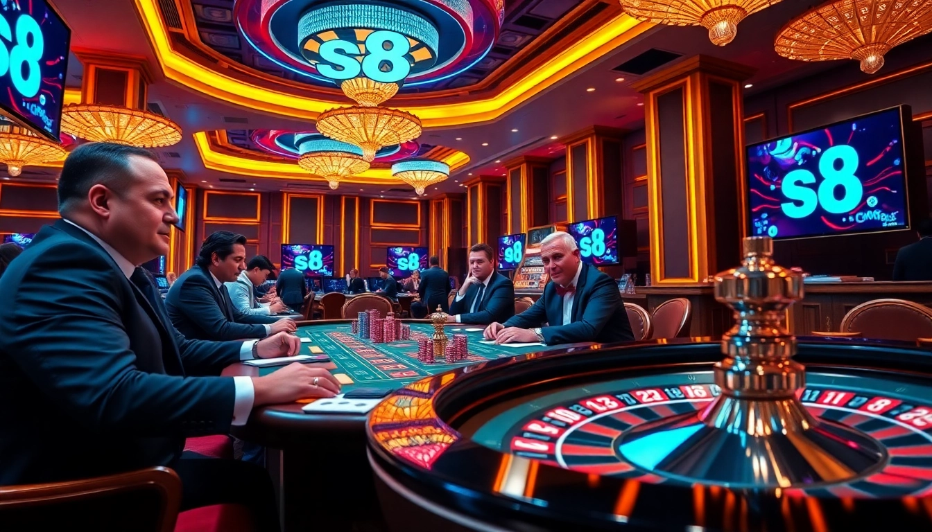 Experience the excitement of S8 casino with vibrant games and thrilling betting action.
