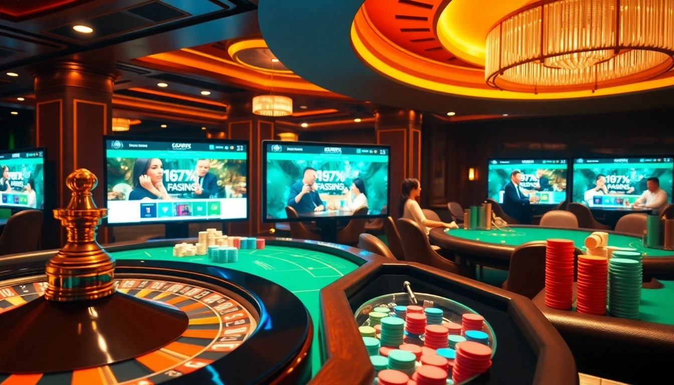 Experience excitement at https://79kking.blog/ with players celebrating wins at vibrant casino tables.
