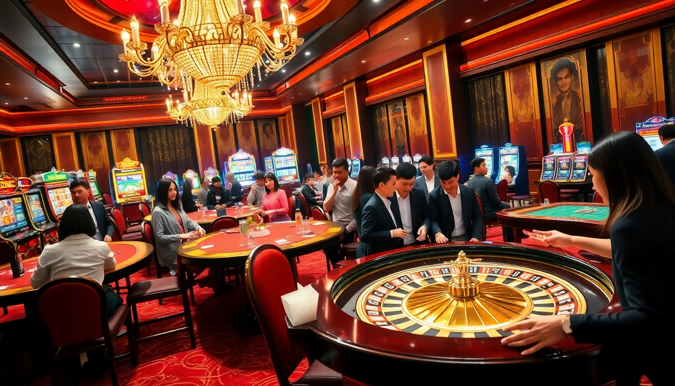 XIN88 offers an exciting online casino experience with vibrant tables and engaged players.