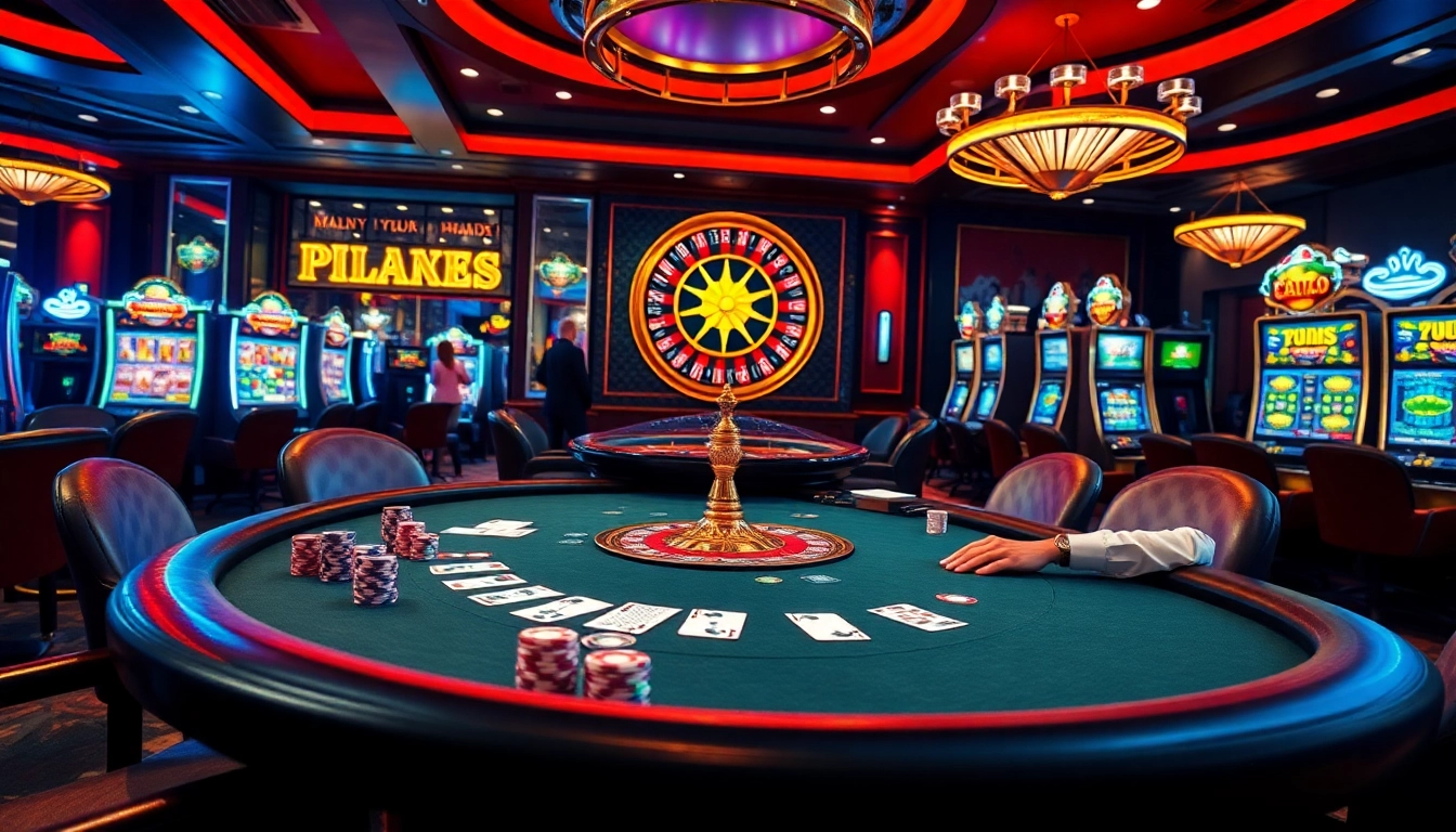 Experience the excitement of S8 casino with high-stakes poker and vibrant slot machines.