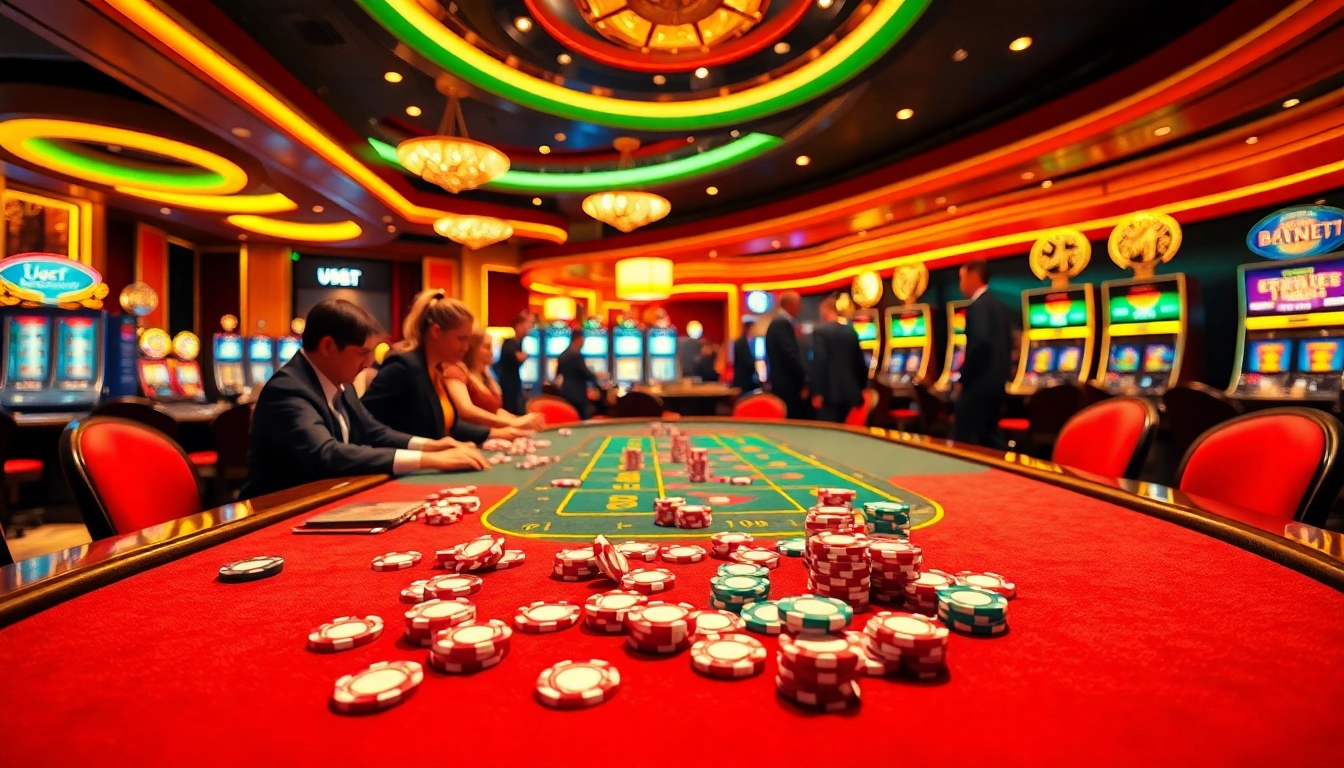 USBET offers thrilling casino action with vibrant tables and exciting games for players.