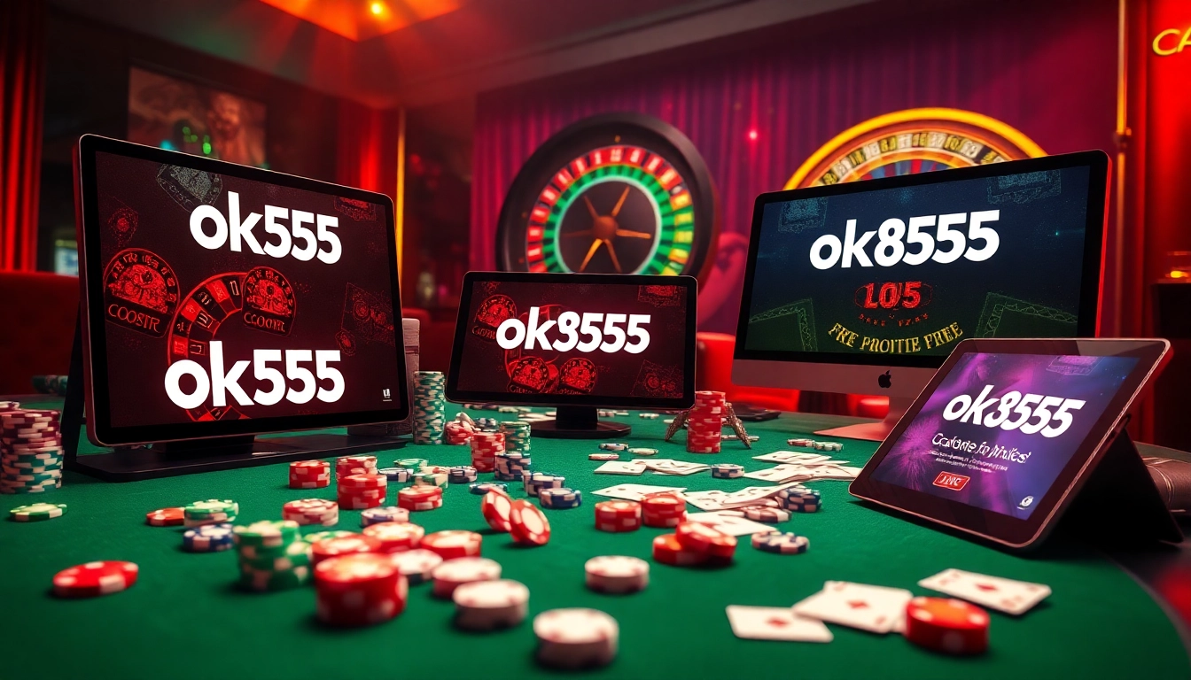 Experience the thrill of gambling with ok365.free at vibrant casino tables filled with jackpot possibilities.
