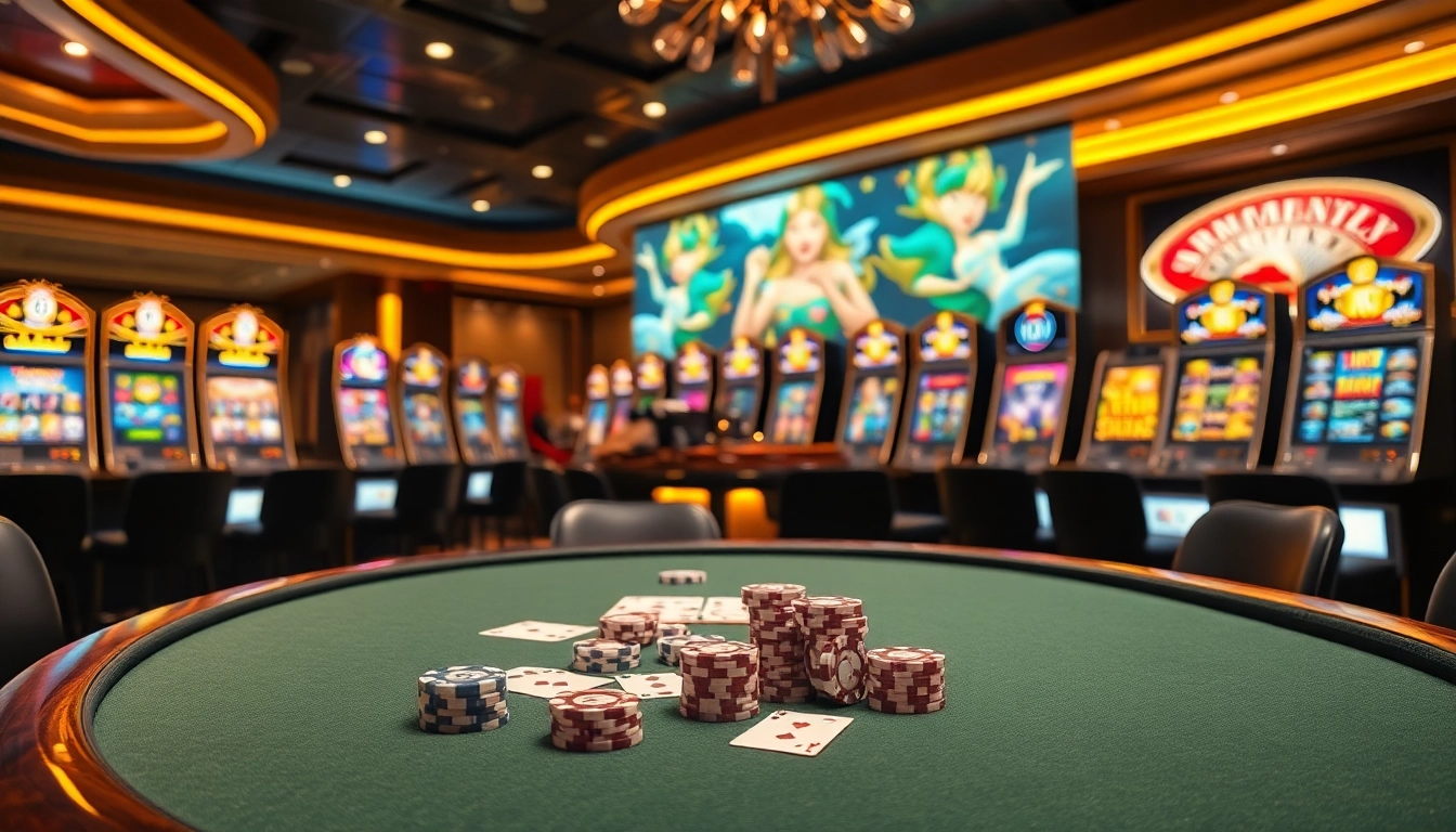 Engage in high-stakes poker at https://9bet.com.de/ with luxurious casino elements and vibrant games.