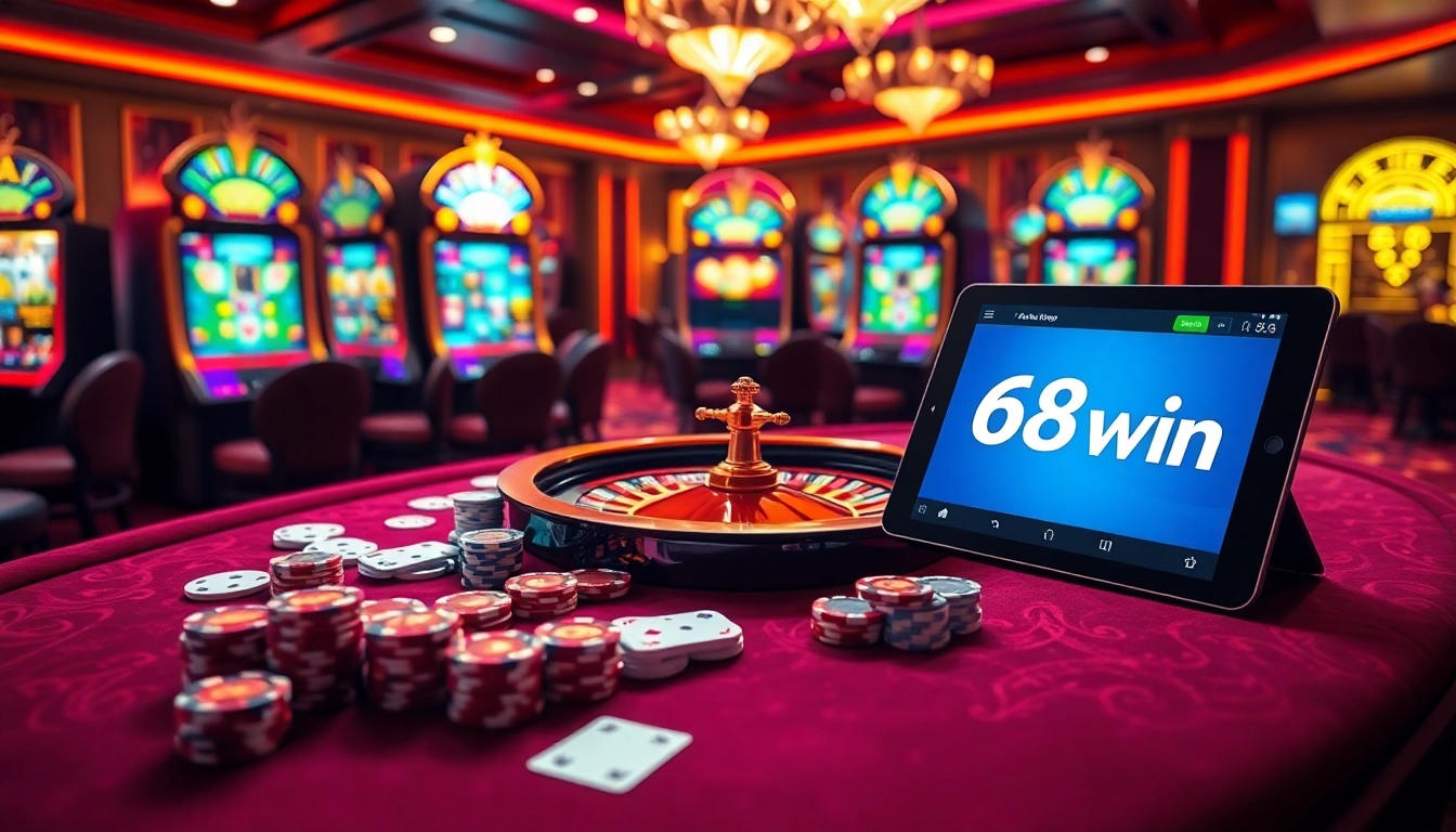 Experience the thrill of winning at 68win with vibrant casino games and high-stakes tables.