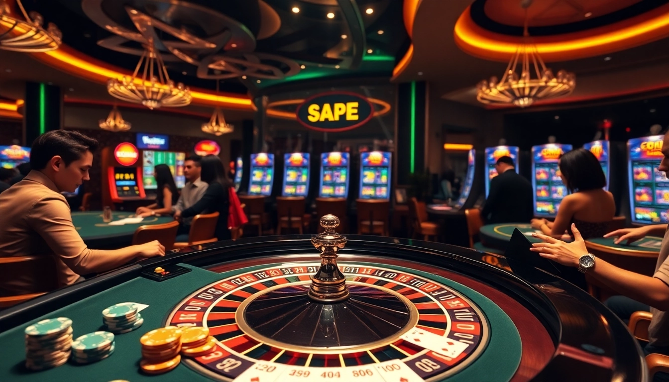 Experience the thrill of high-stakes gaming at https://sky88.sa.com/ with an exciting online casino atmosphere.