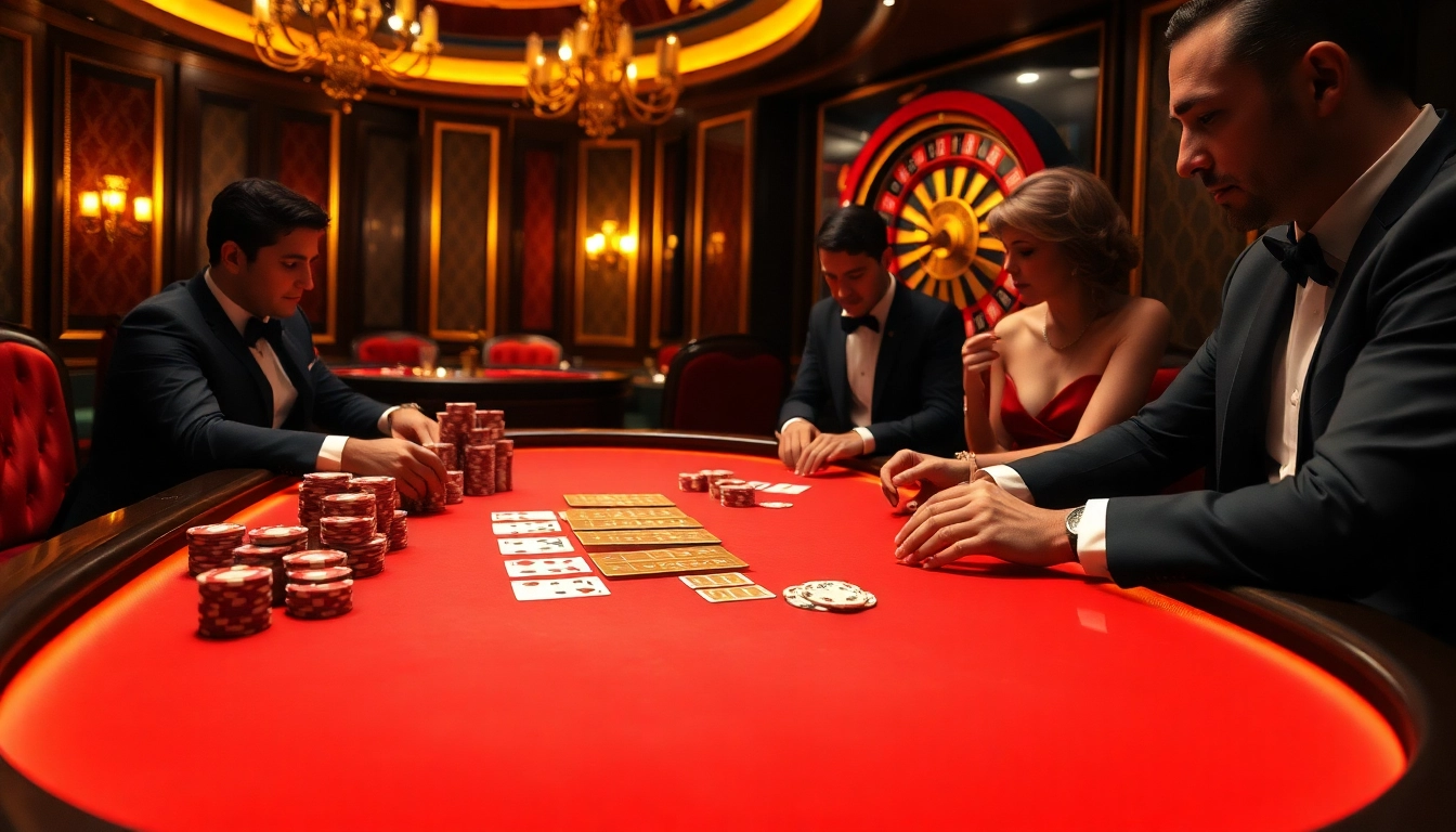 Experience high-stakes gameplay at the OK8386 poker table with vibrant chips and cards.