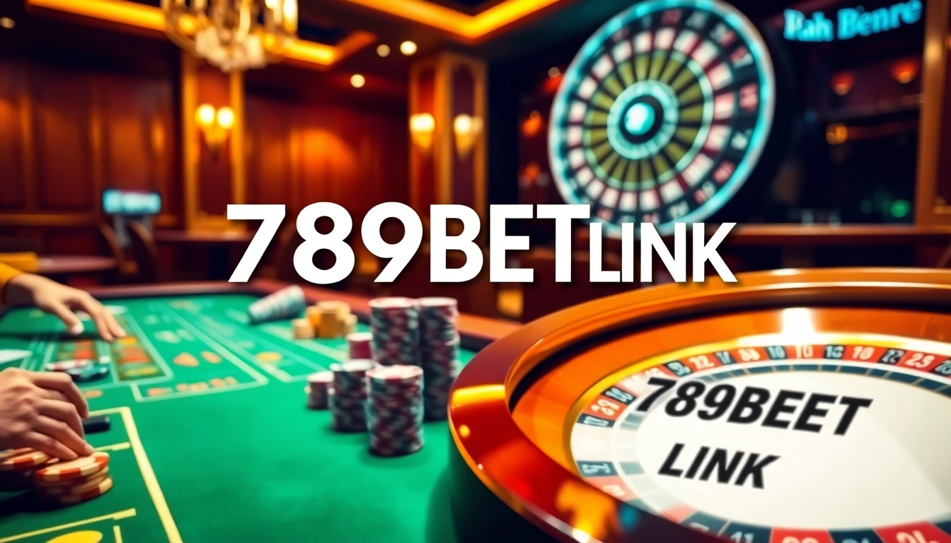 Experience the thrill of gambling with the 789BET LINK at luxurious casino tables and online interfaces.