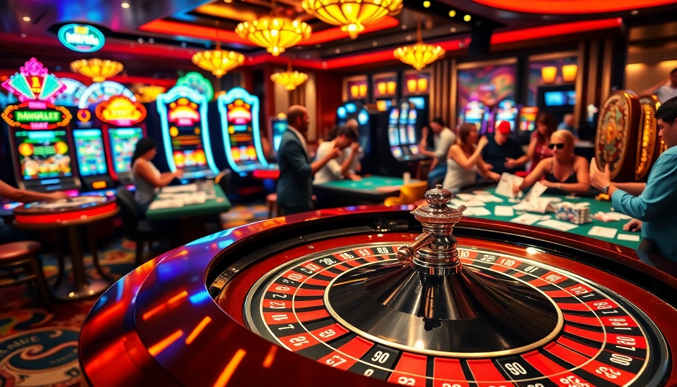 MK 8 players engaging in exciting casino games at a luxurious gaming table.