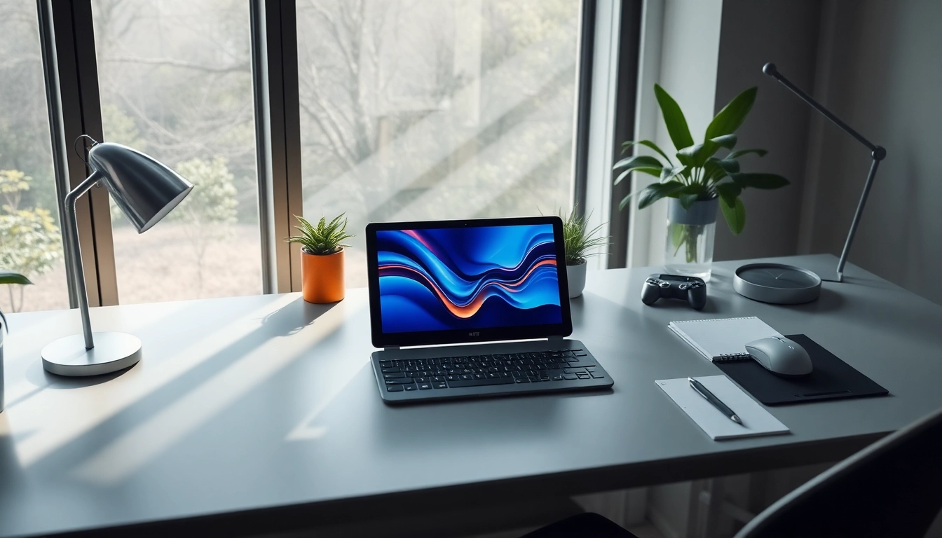 K88 tablet displayed in a modern workspace showcasing productivity and innovation.