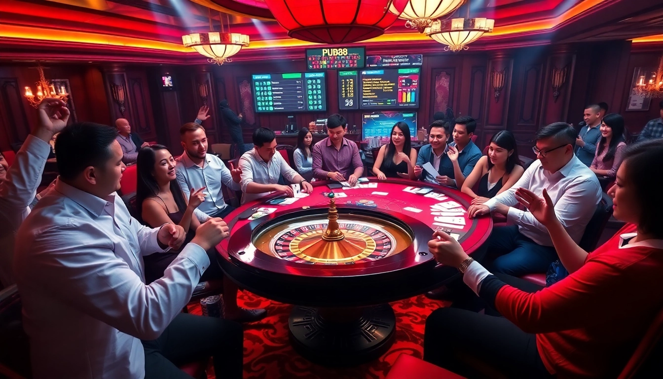 PBG88 offers a thrilling casino experience with professional dealers and a vibrant gaming atmosphere.