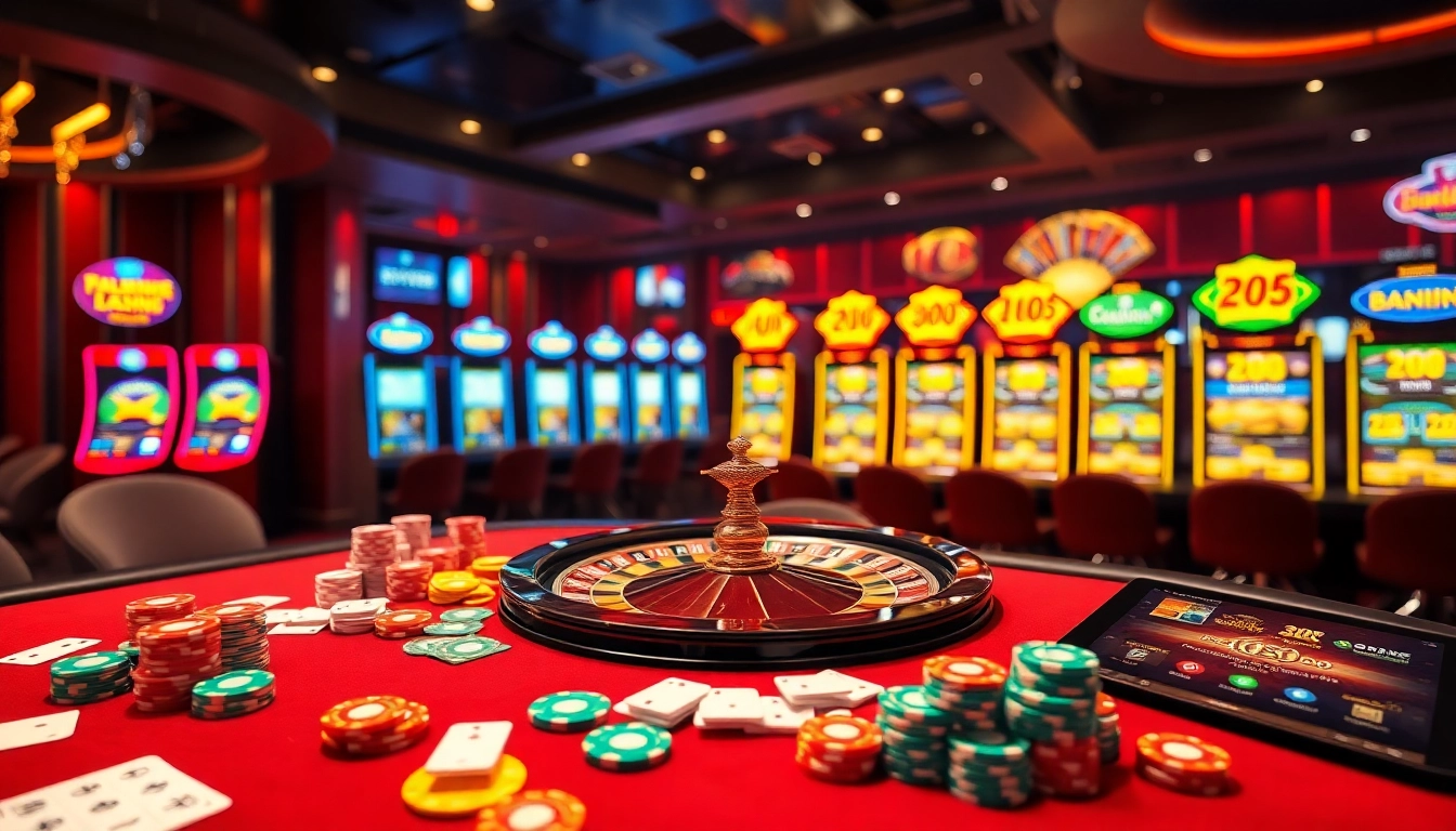 Experience the excitement of https://www.78wind.love/ with a vibrant casino scene featuring poker chips and roulette.