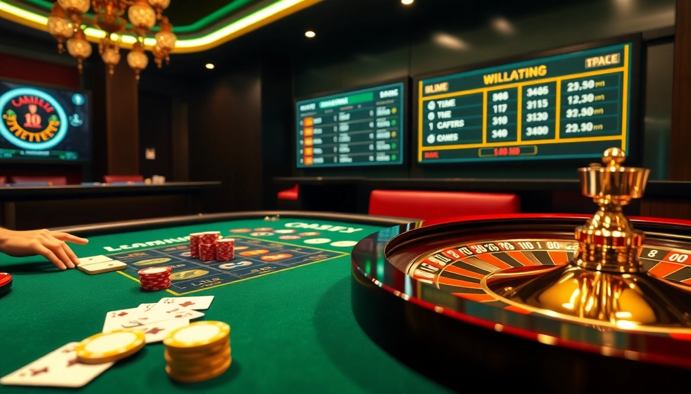 Experience thrilling gameplay at https://gg88.co.com/ with vibrant casino elements including cards and a roulette wheel.