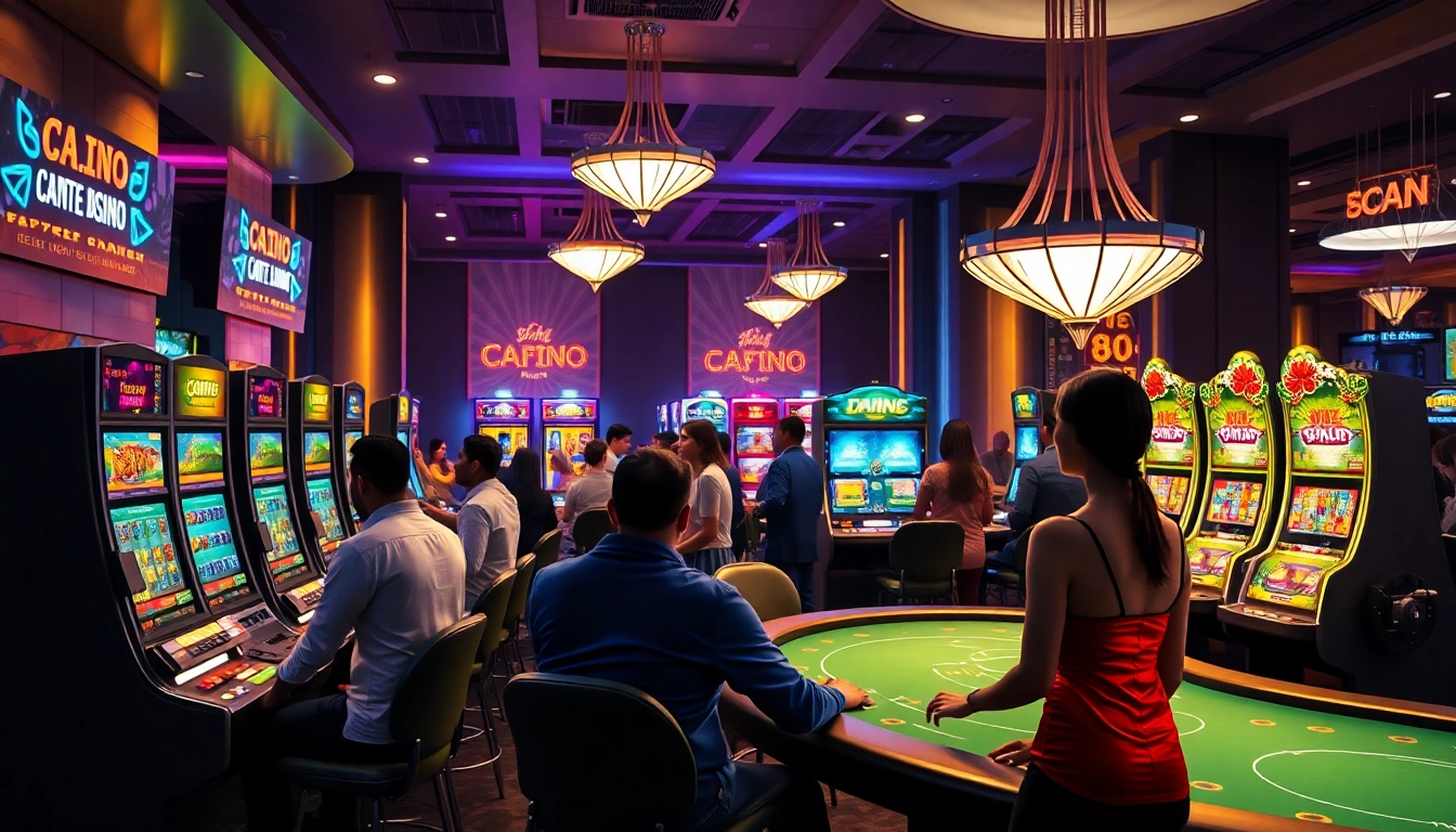 Exciting online casino scene at winvn88.live featuring diverse players enjoying games.