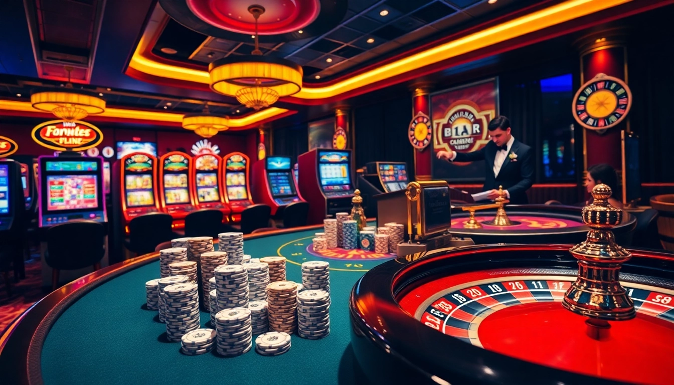Betting action with poker chips and a roulette wheel at a casino featuring rr99 excitement.
