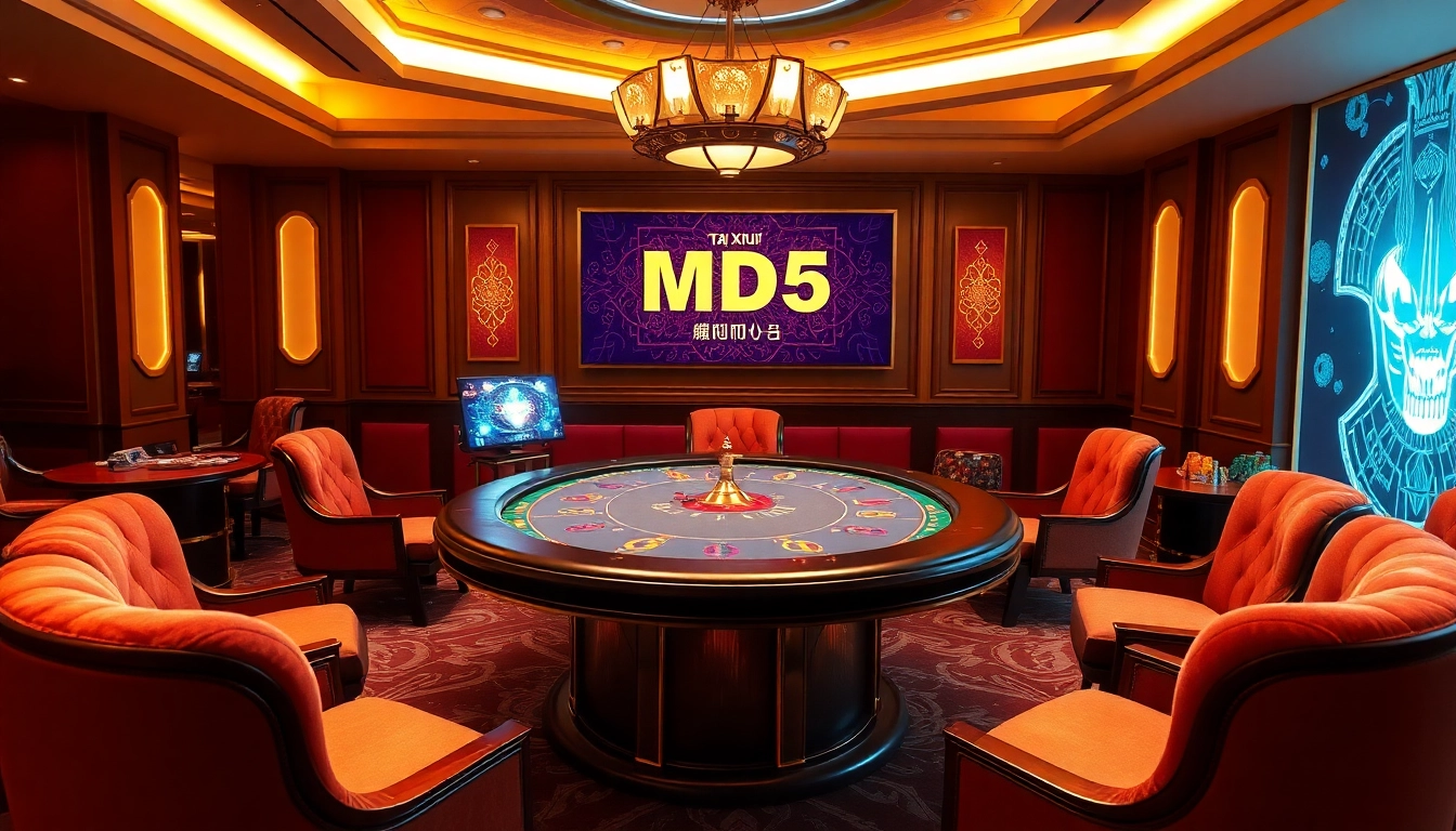 Exciting gameplay at Tài Xỉu MD5, showcasing innovative strategies and vibrant casino elements.