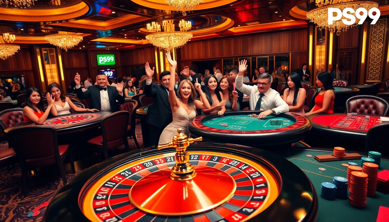 Play PS99 and experience the thrill of winning at a stylish casino table.