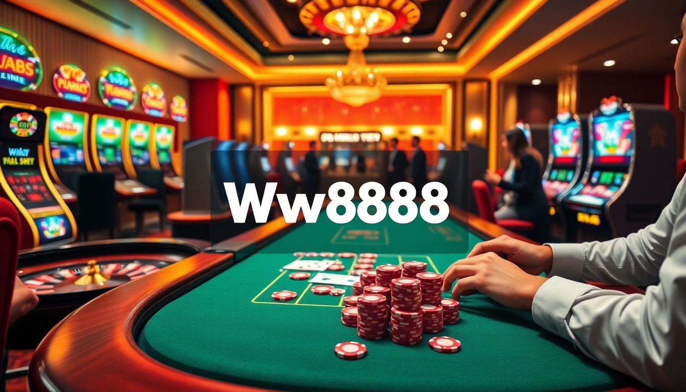 Engage with the link vào ww88 for a thrilling online gambling experience featuring poker, roulette, and slot machines.