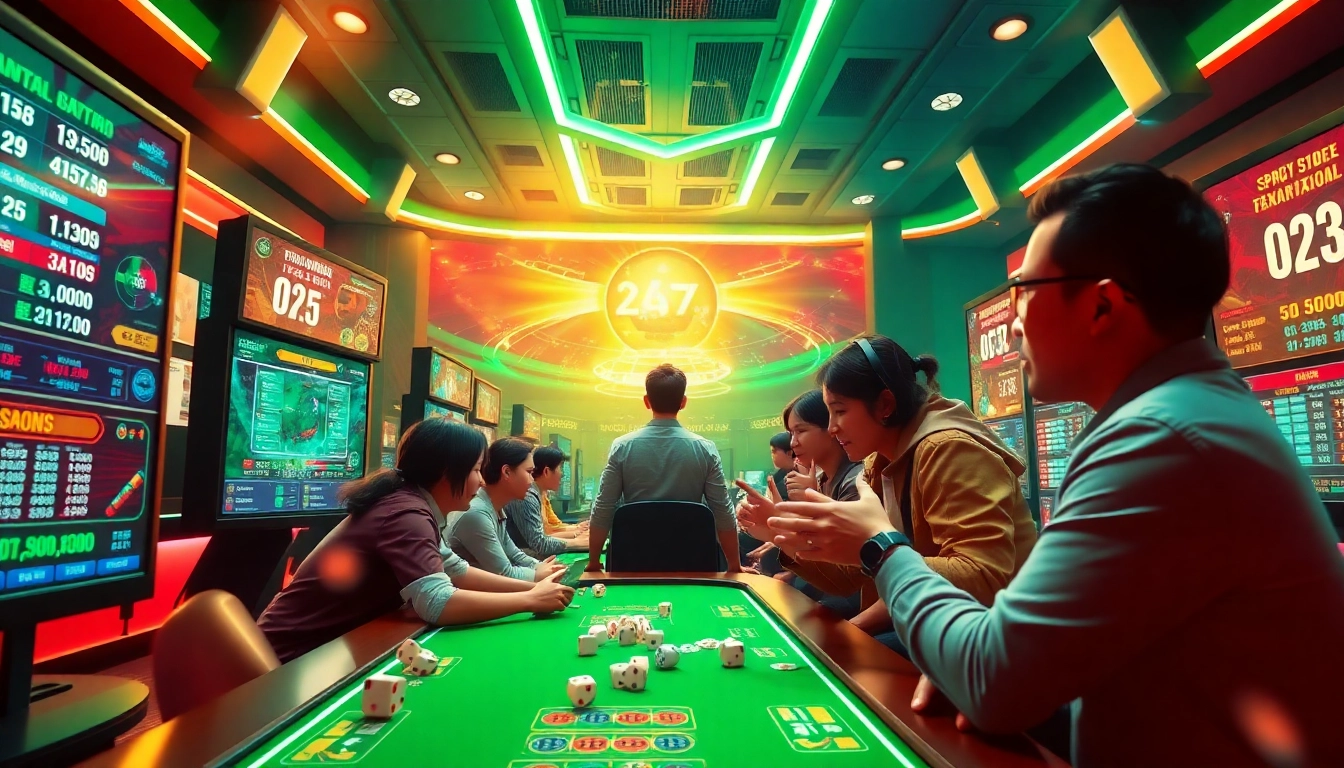 Engaging gameplay of Tài Xỉu MD5 at https://taixiumd5.world, showcasing vibrant colors and dynamic player interactions.