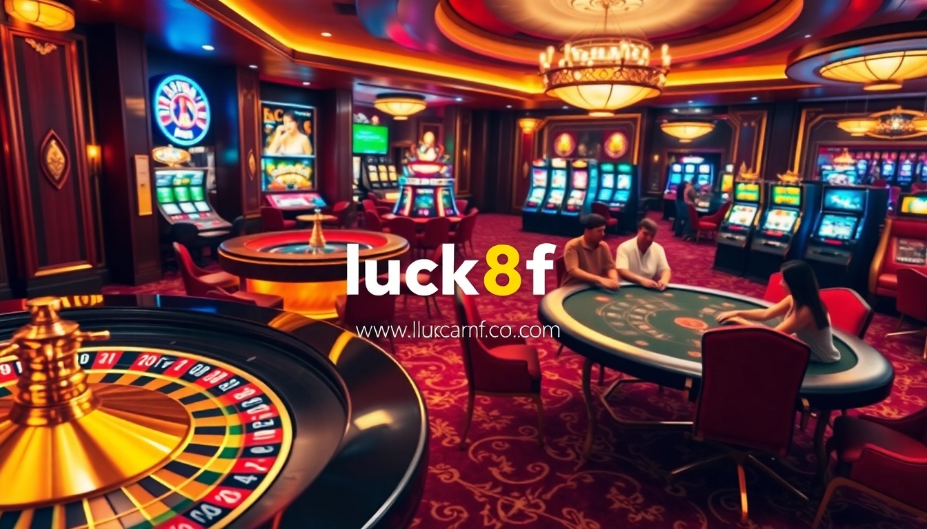 Immerse in the thrilling online gaming experience at http://luck8f.cn.com/ with vibrant casino visuals and offered games.