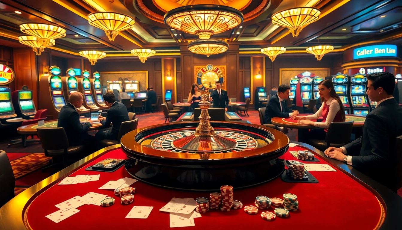 Engaged players enjoying games at https://www.eejl88888.com/, highlighting an upscale casino experience.