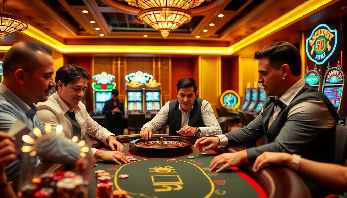 Experience the thrill of gaming at Luckywin with vibrant casino visuals.